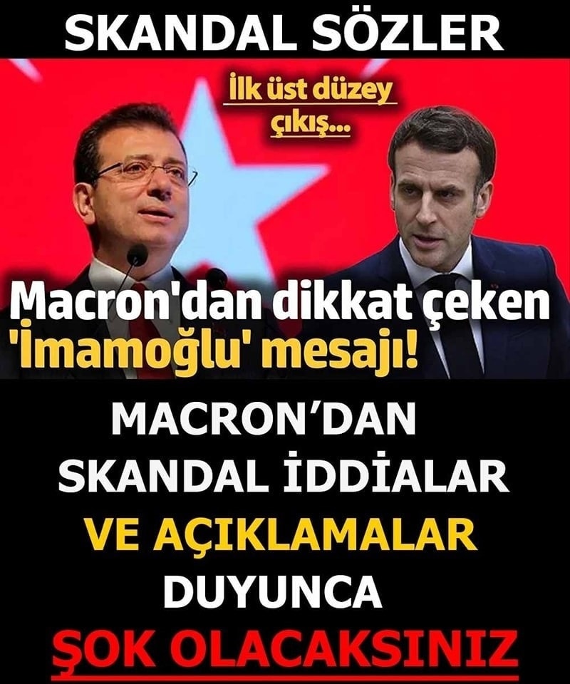 Macron’dan Skandal Sözler Ve AçıklamaIar