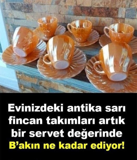 Bu fincandan varsa evinizde servet değerinde