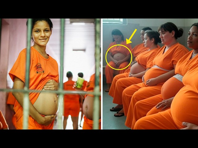 Hamile bir mahkum doğum yapmak üzereydi.