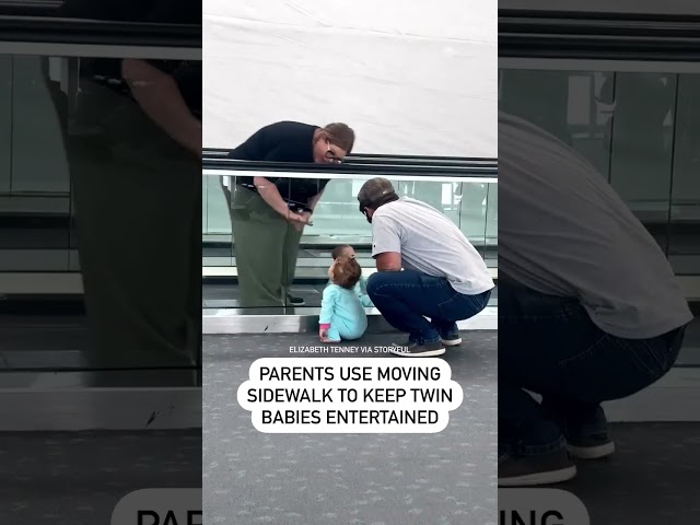 Havaalanında yeni doğmuş bir bebekle durdu ama sonra.