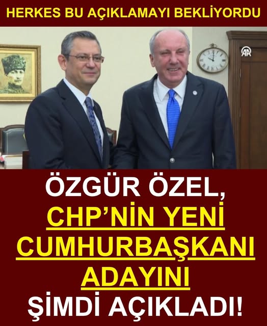 Hayırlı olsun dedi açıkladı