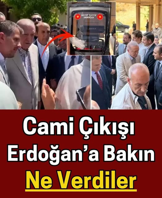 Bakın Erdoğan’a ne verdiler