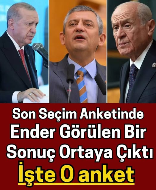 İşte o anket