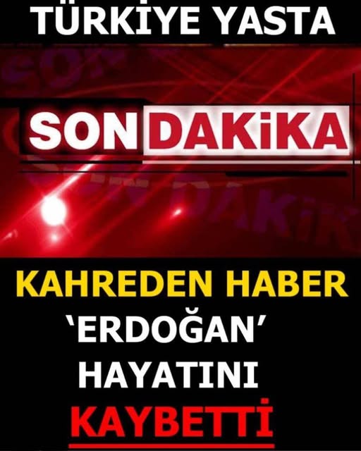 Kahreden Haber Şimdi Geldi Başımız Sağolsun