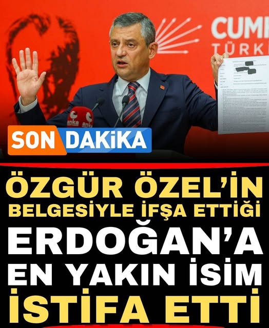 Özgür ÖZEL tarafından suçüstü yapılan,