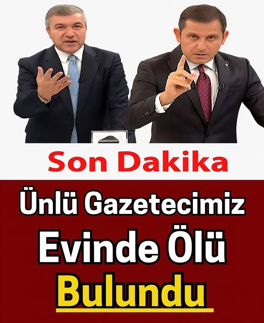 Ünlü Gazetecimiz Evinde Cansız Halde Bulundu..