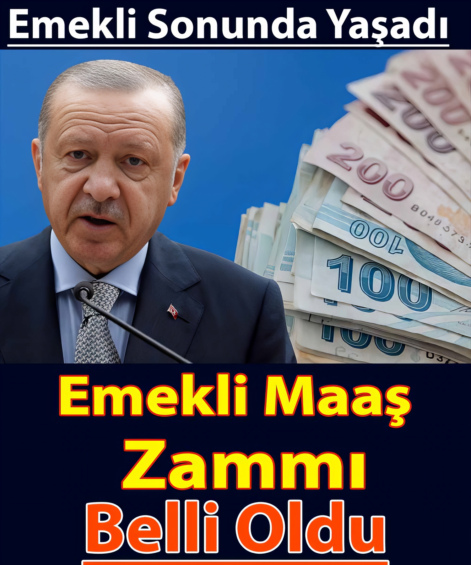 Emekli maaş zammı belli oldu