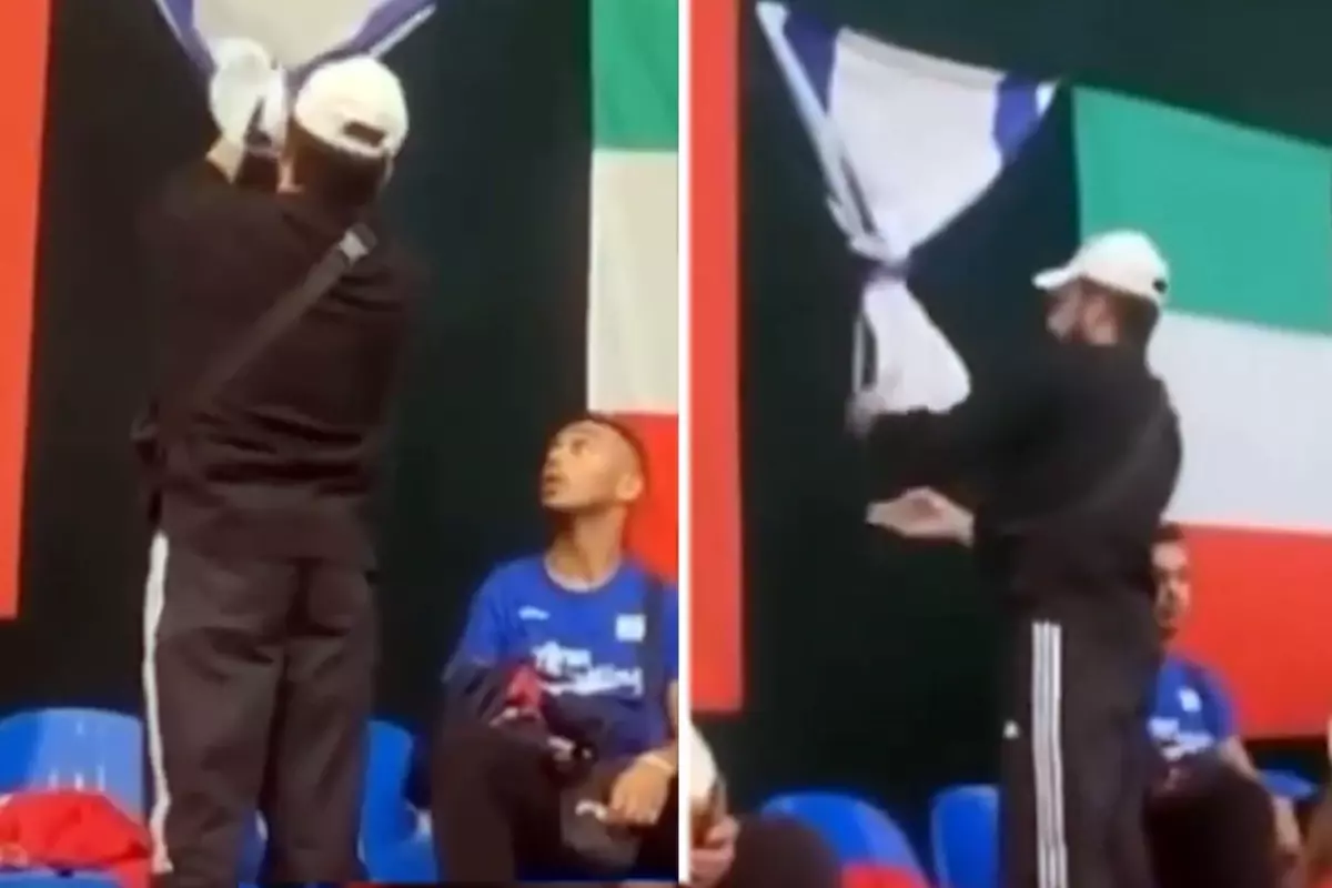 Milli sporcumuz bakın