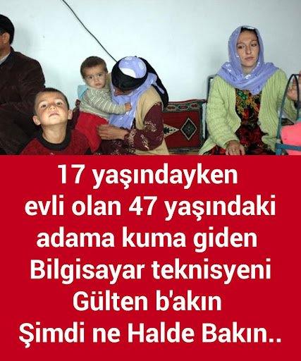 17 yaşındayken evli olan