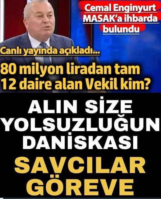 Cemal Enginyurt öyle bir isim açıkladı ki..