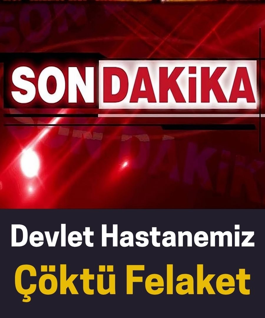 Devlet hastanesi çöktü