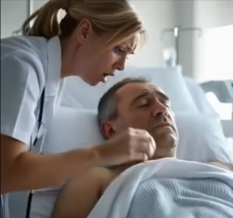 Genç bir hemşire komada olan bir adama