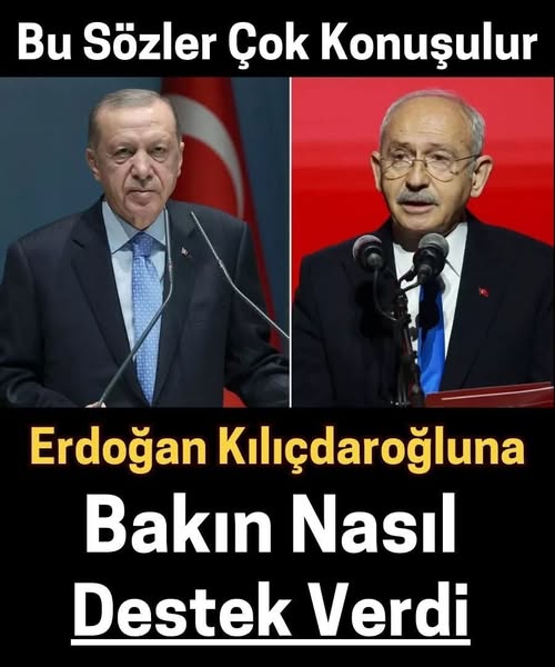Bakın nasıl destek verdi