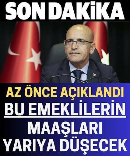 Emeklilerin maaşı yarıya düşecek.