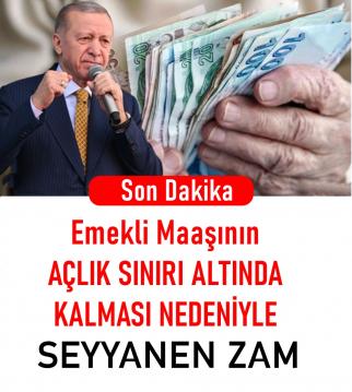 Emekliye müjdeli haber geldi