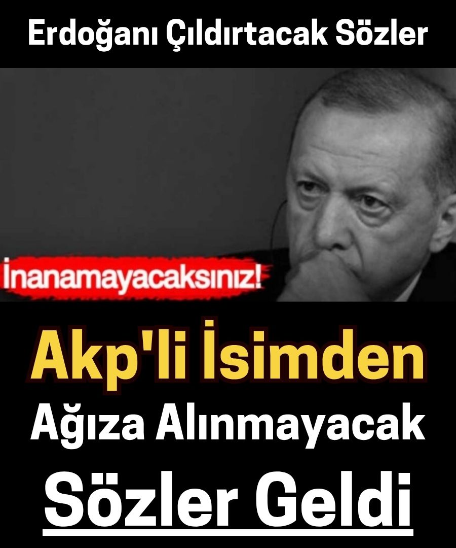 Erdoğan bu duruma
