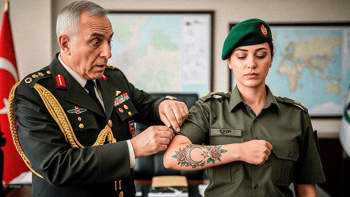 General üniformamı çekip açtı