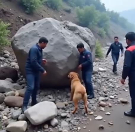 Köpek onları buraya getirene kadar pes etmek üzereydiler