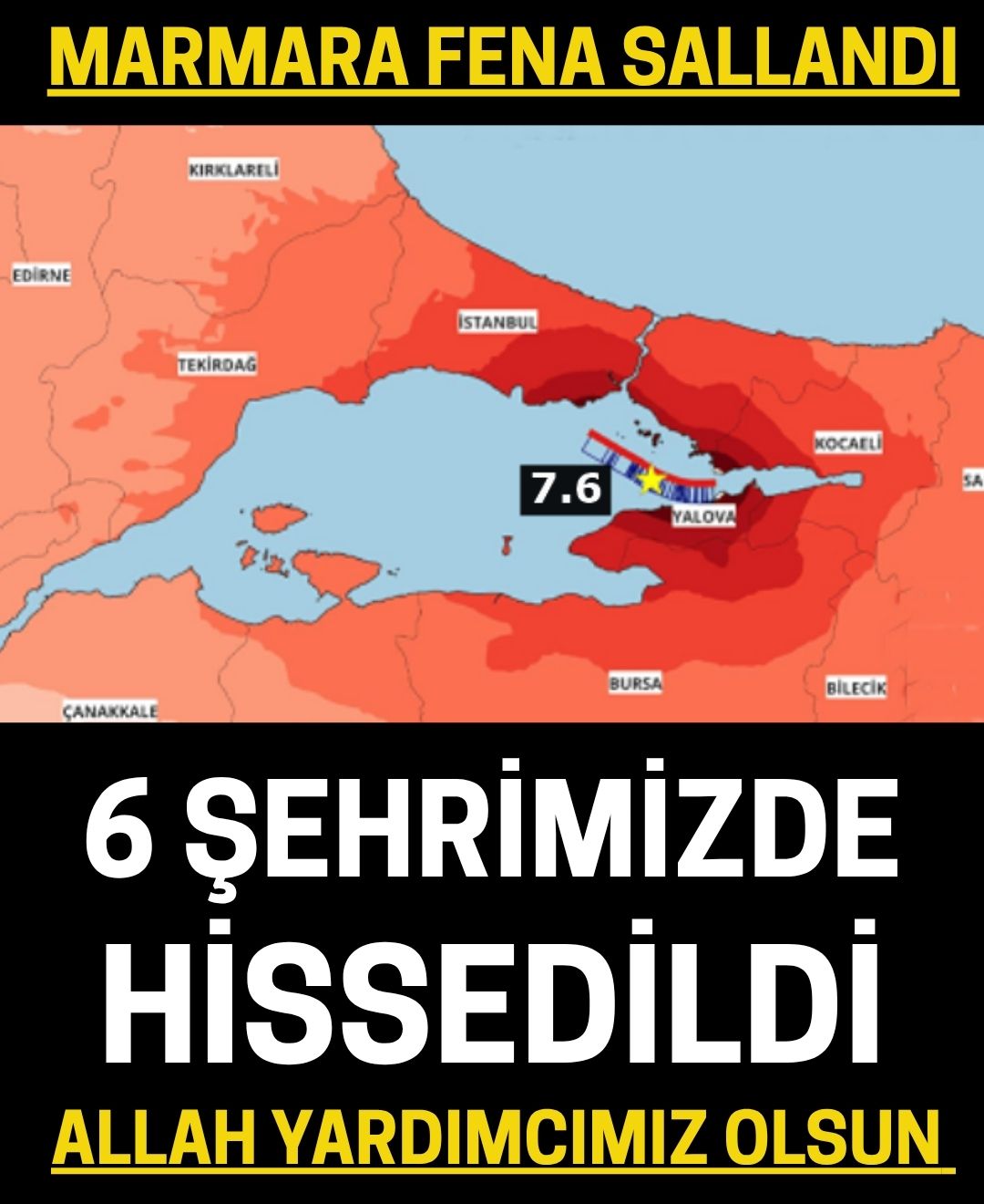 gece saatlerinde deprem