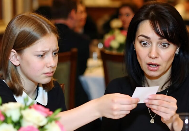 Aile yemeği sırasında kızım