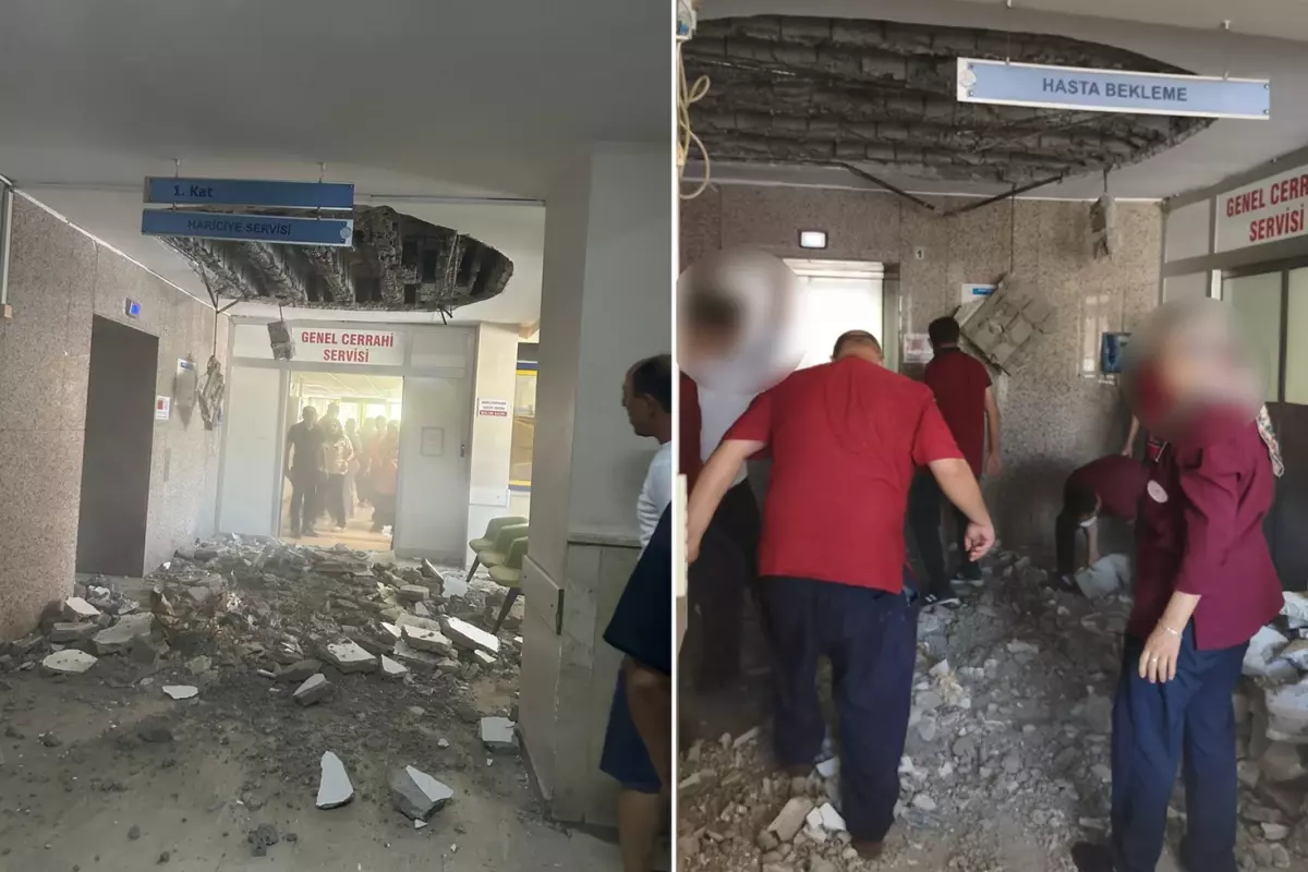 Devlet hastanesi çöktü