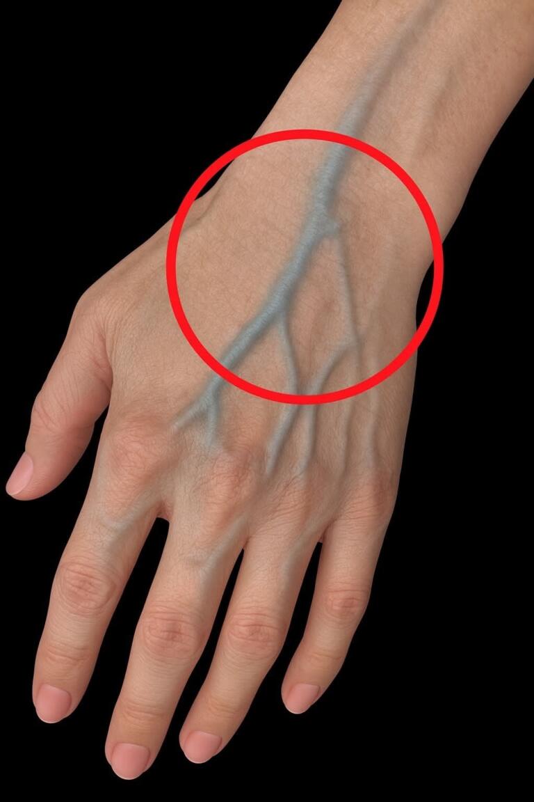 Görünür damarların varsa eğer öylesin demektir.