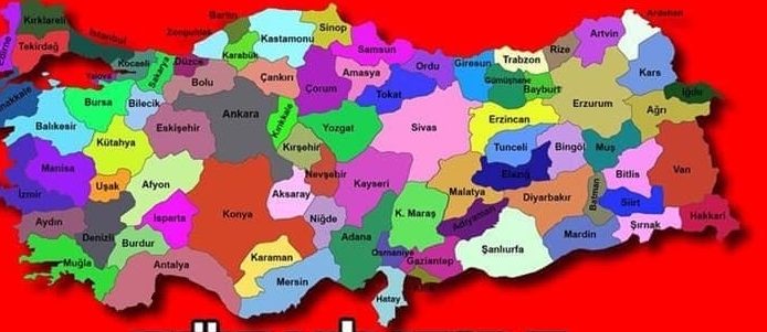 İ’şte Fay Hattı Geçen Şehirler.