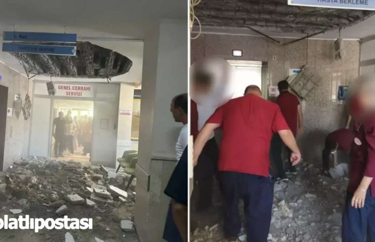 Devlet hastanesi çöktü