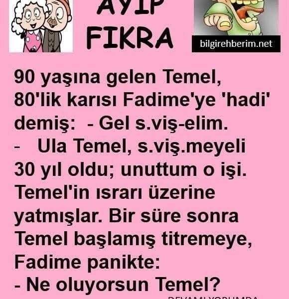 30 YAŞINDAYIM BÖYLE FIKRA OKUMADIM