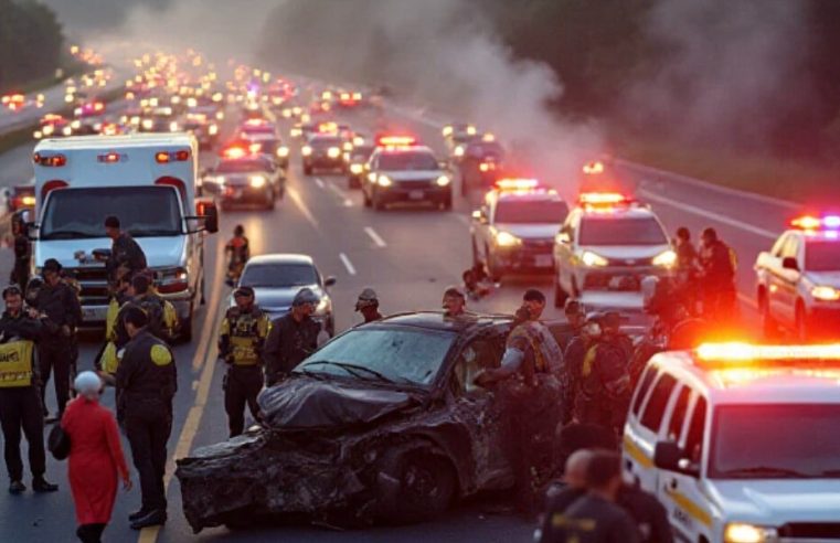 Otoyolda çok büyük bir şey oldu.