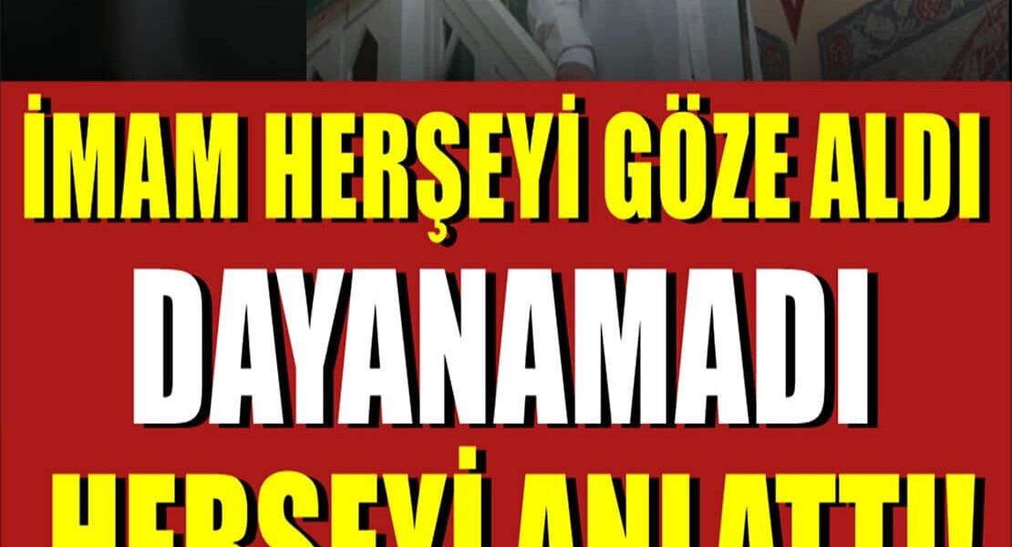 Bu İmama Sahip Çık Türkiyem