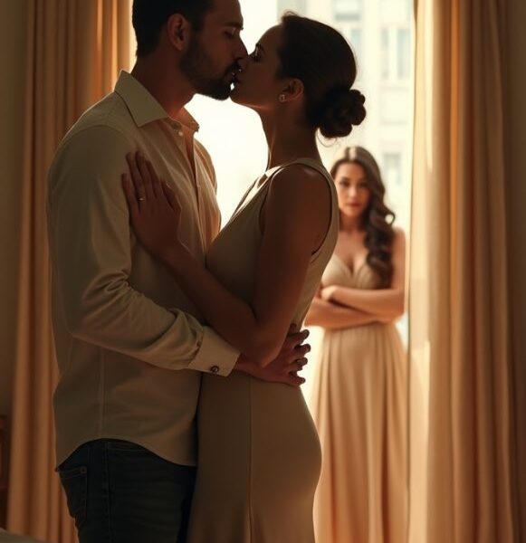 başka bir kadınla buldum