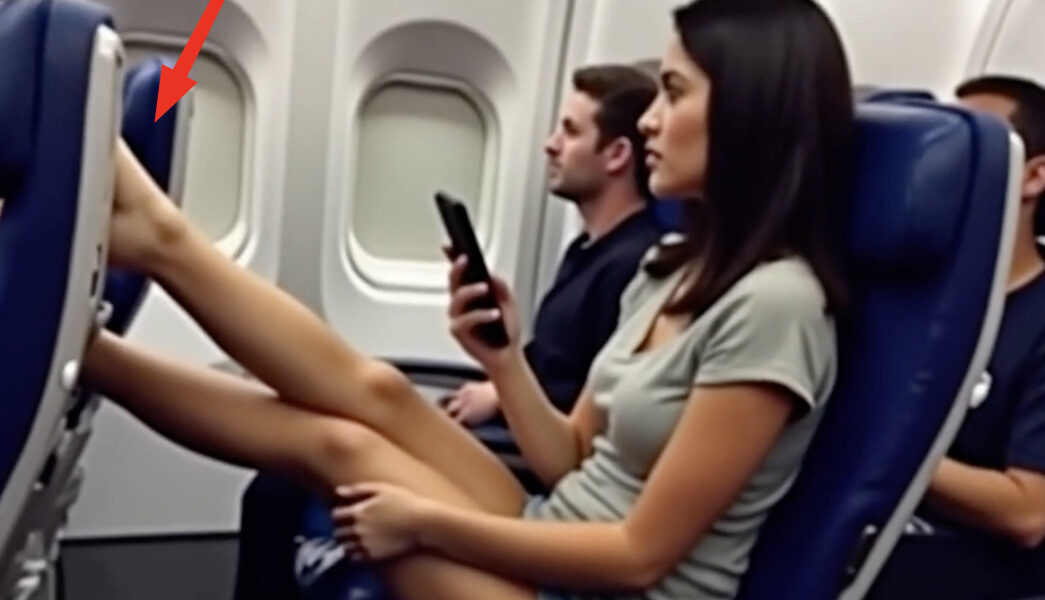 UÇAKTA BİR KADIN KOCAMIN KOLTUĞUNA