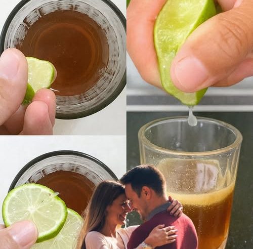 Limon ve salatalığı karıştırın