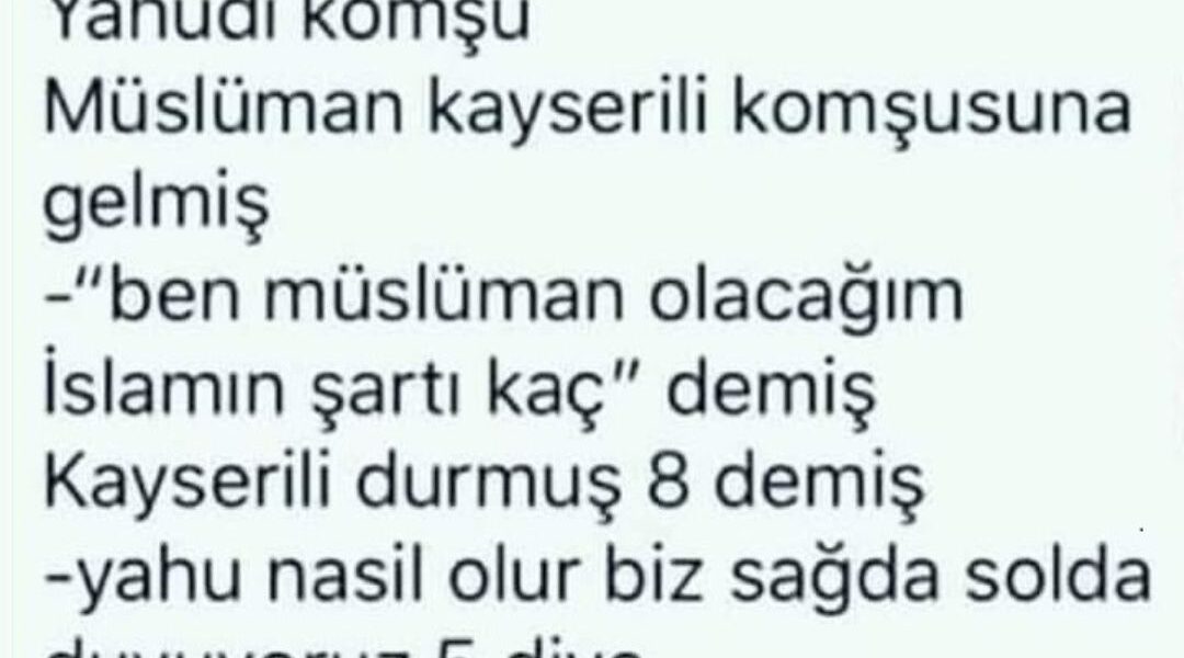 BU FIKRAYI KÜÇÜKLER OKUMASIN