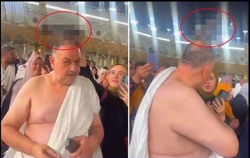 Umrede şaşkına uğratan görüntüler