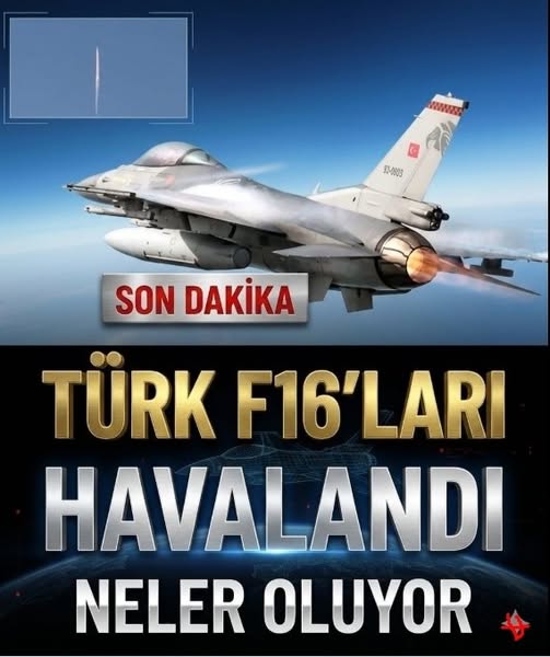 Türk F-16ları havalandı