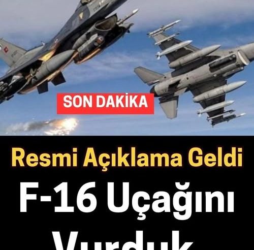 F16 Uçağı vurduk