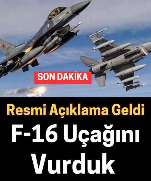 F16 Uçağı vurduk