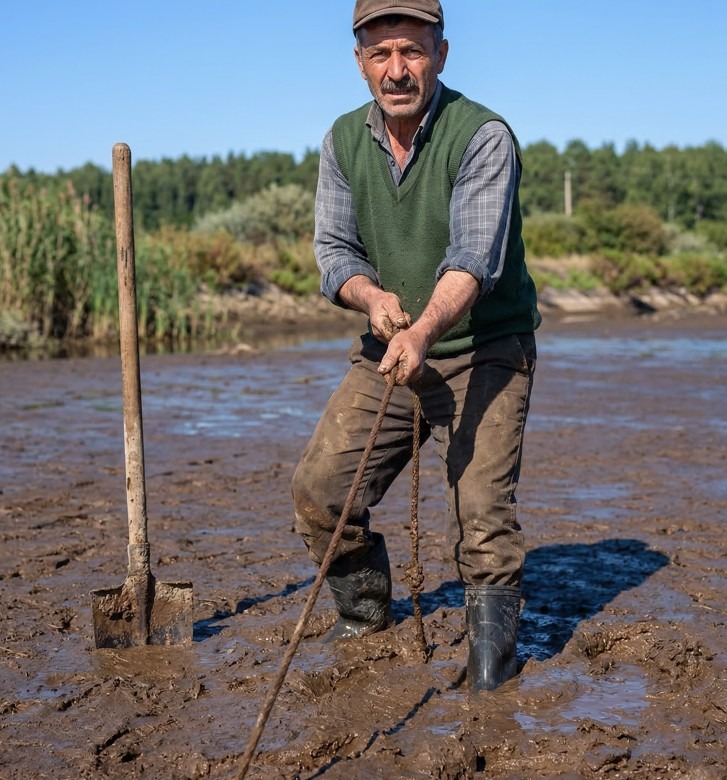 Balıkçı Çamurdan Garip Bir Nesne Çıkardı
