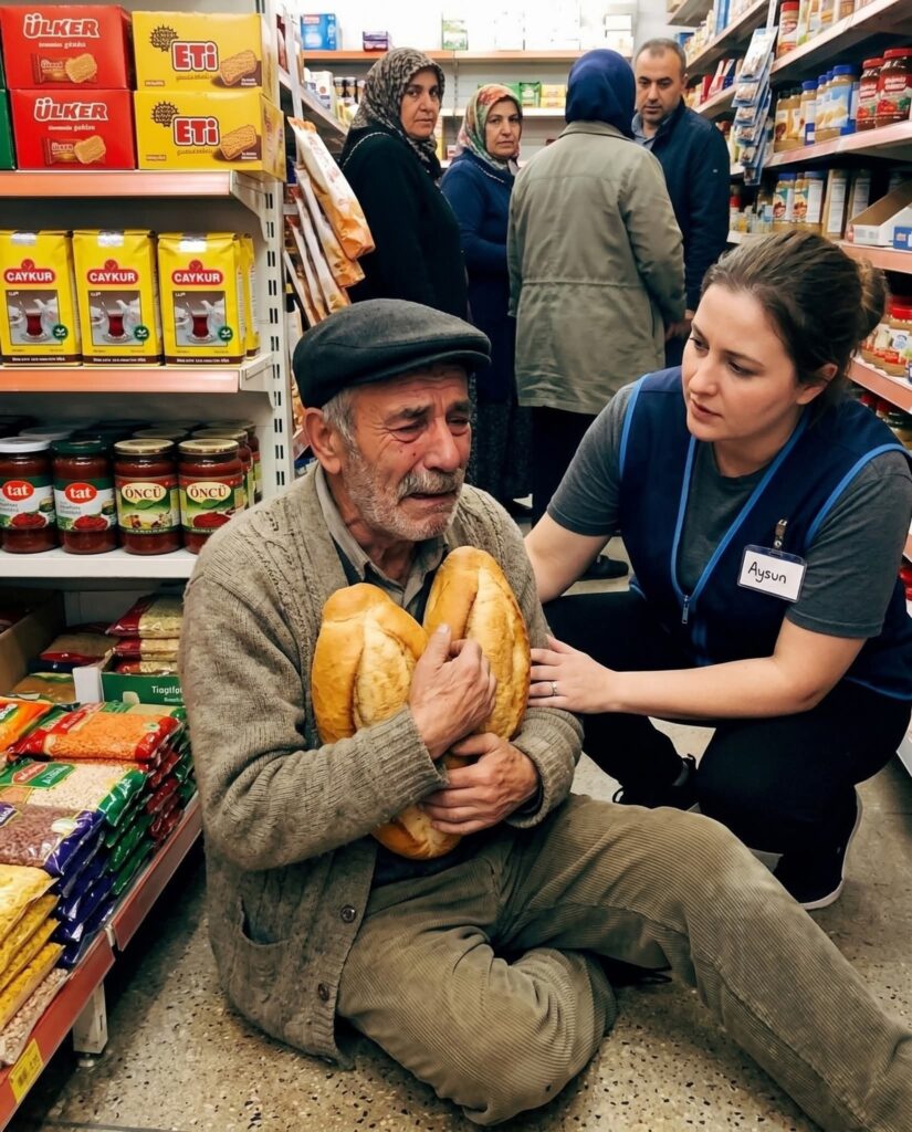 Ben bir markette kasiyer olarak çalışıyorum.