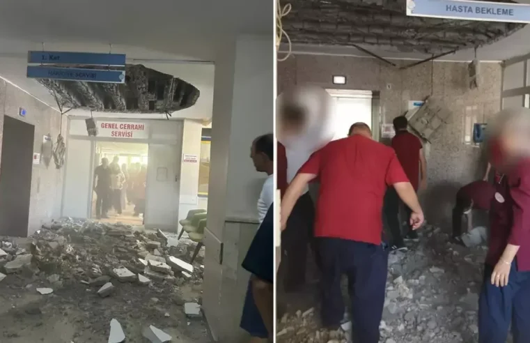 Devlet hastanesi çöktü