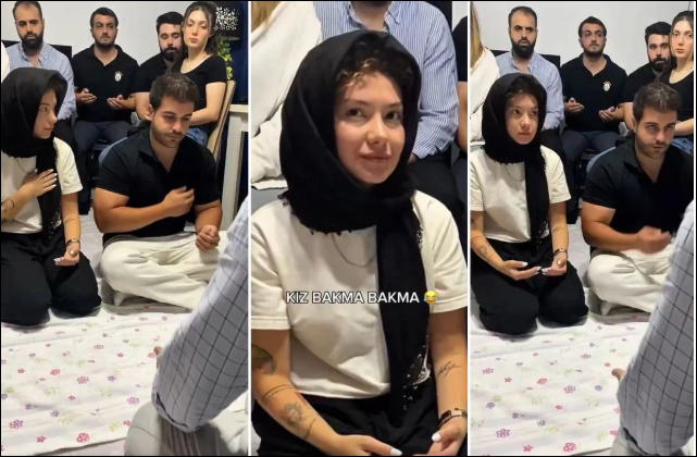 DEDE NİKAHINDA GELİNİN YAPTIĞINA BAKIN