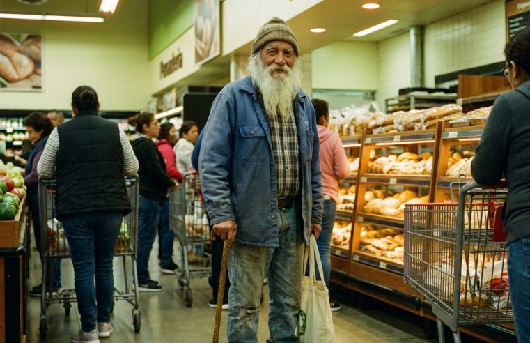 90 yaşımda dilenci kılığına girip kendi süpermarketime
